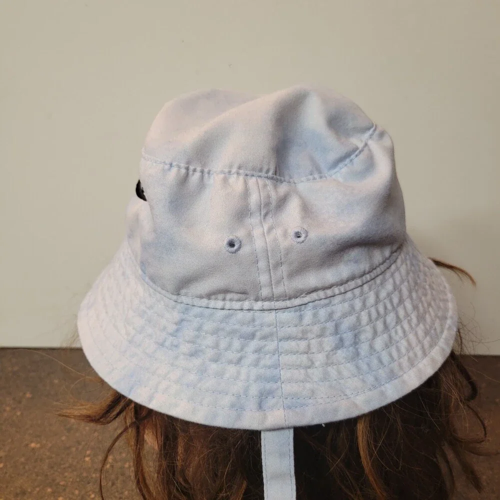 Nike Bucket Hat Cap Sun Beach Toddler UPF 40+ Light Blue Adjustable With Strap